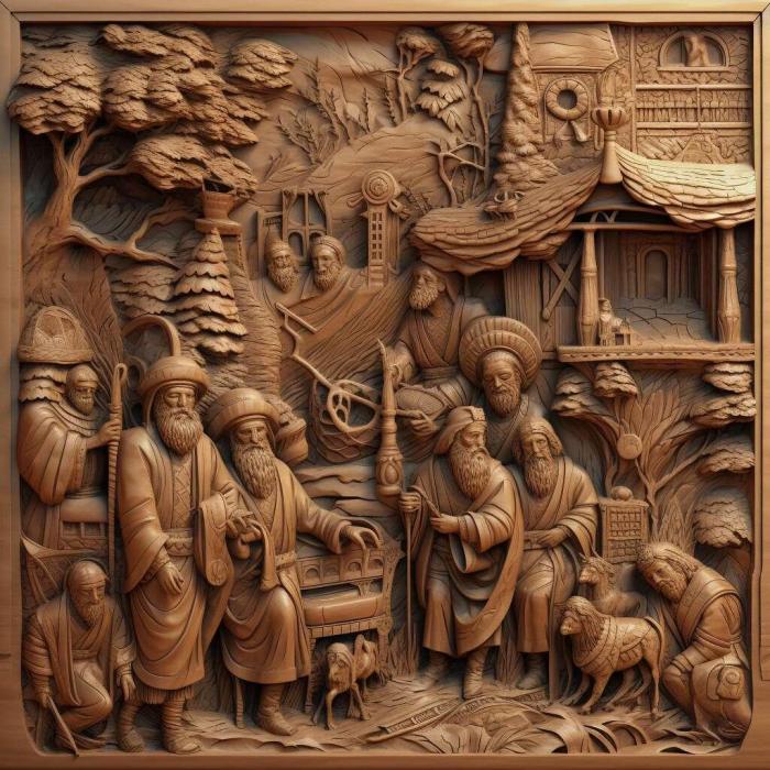 نموذج ثلاثي الأبعاد لآلة CNC 3D Art 